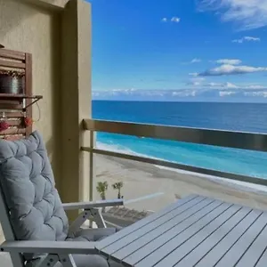  Apartamento Fantástico Estudio En 1a Línea De Playa Con Piscina